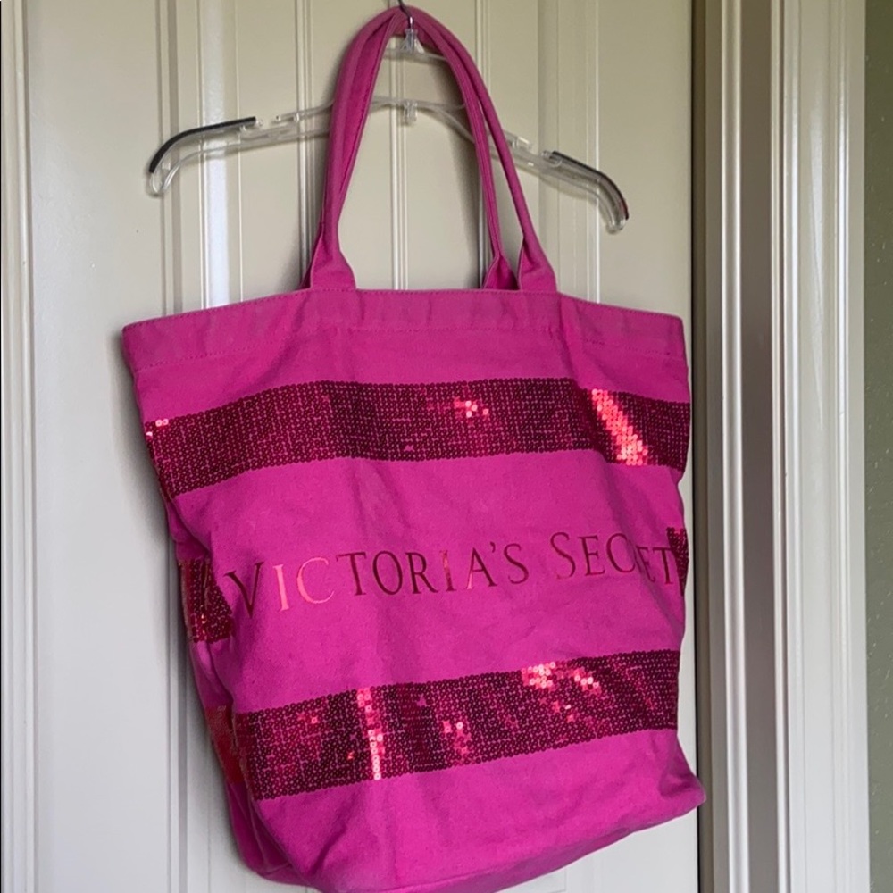 Large Victoria’s Secret Brand Canvas Bag. - Picture 2 of 14